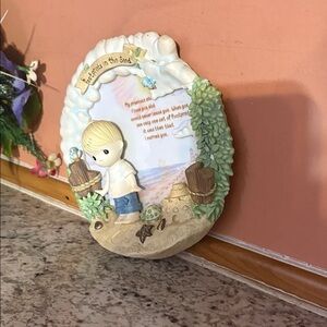 Footprints in the Sand Wall Plaque